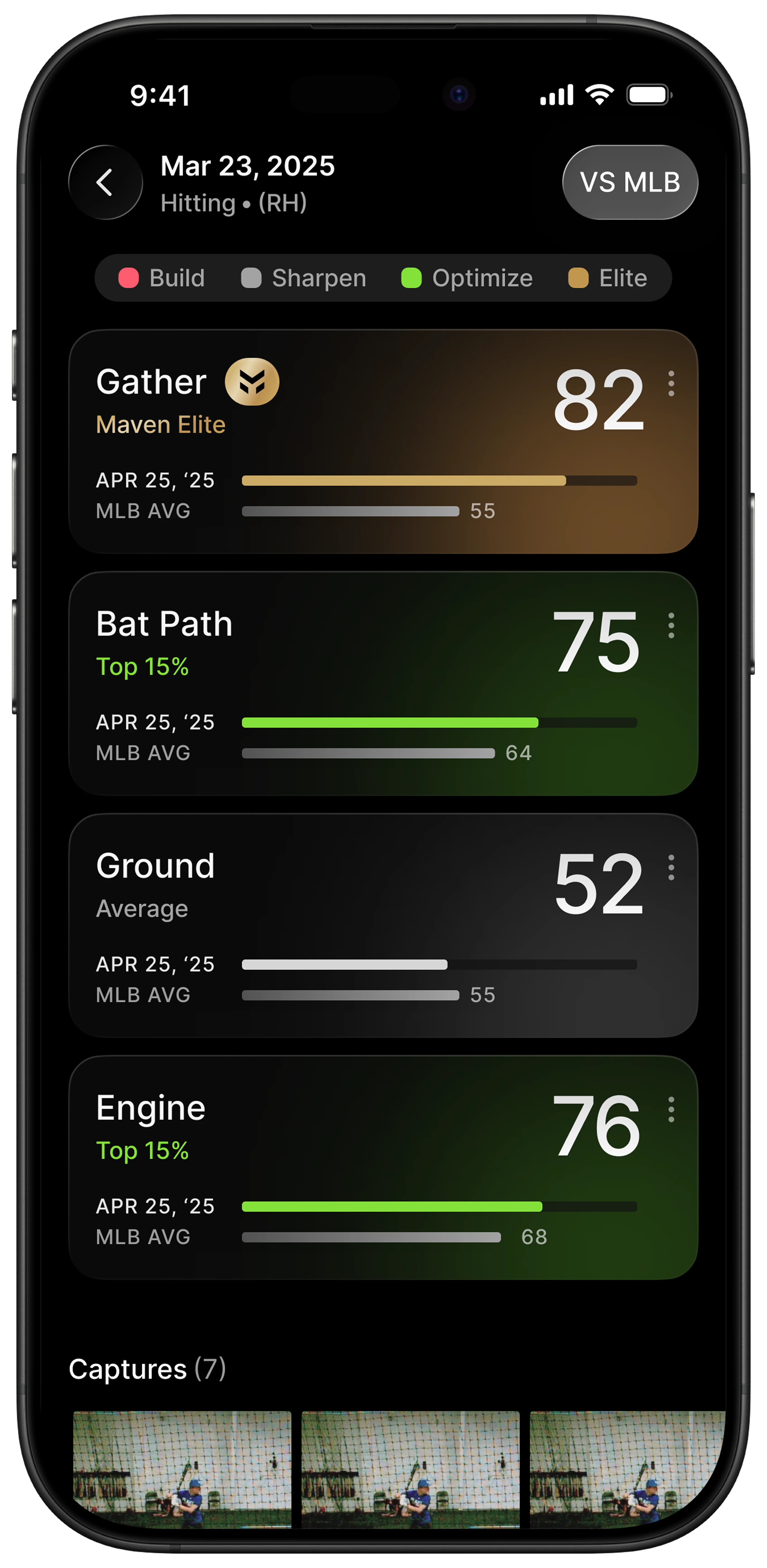 Bat Path score breakdown